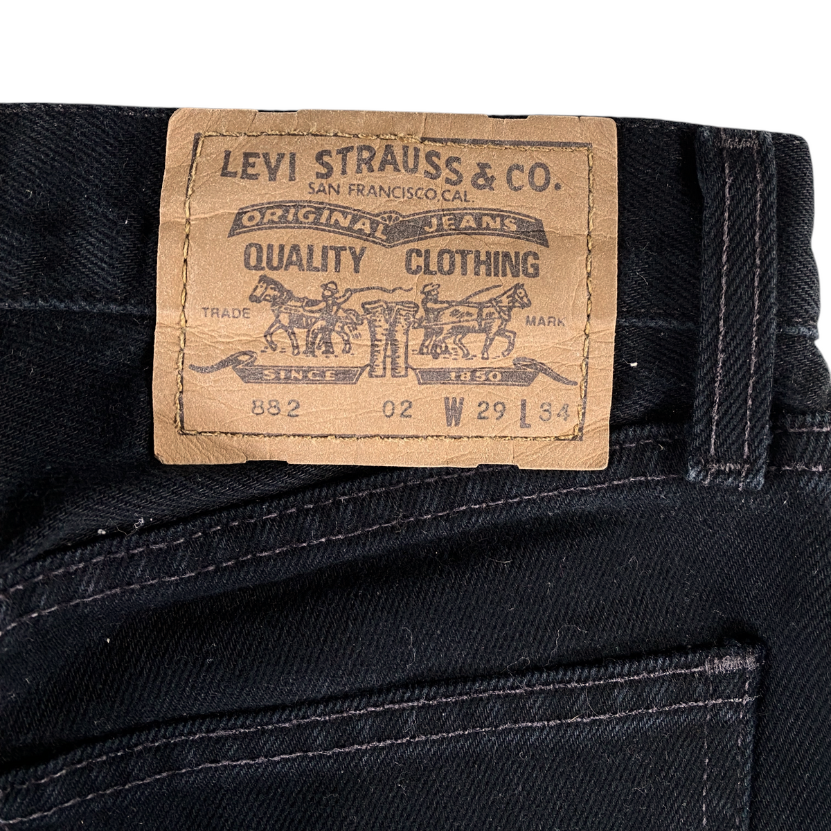 Levi's 882 Orange Tab High Rise Slim Tapered Mom Jeans