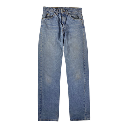 Levi's 505 Orange Tab Made in USA Light Wash Regular Straight Jeans