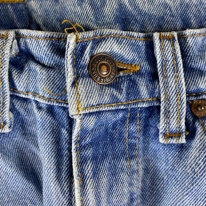 Levi's 505 Orange Tab Made in USA Light Wash Regular Straight Jeans