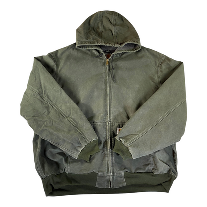 Carhartt Green Duck Canvas Active Jacket