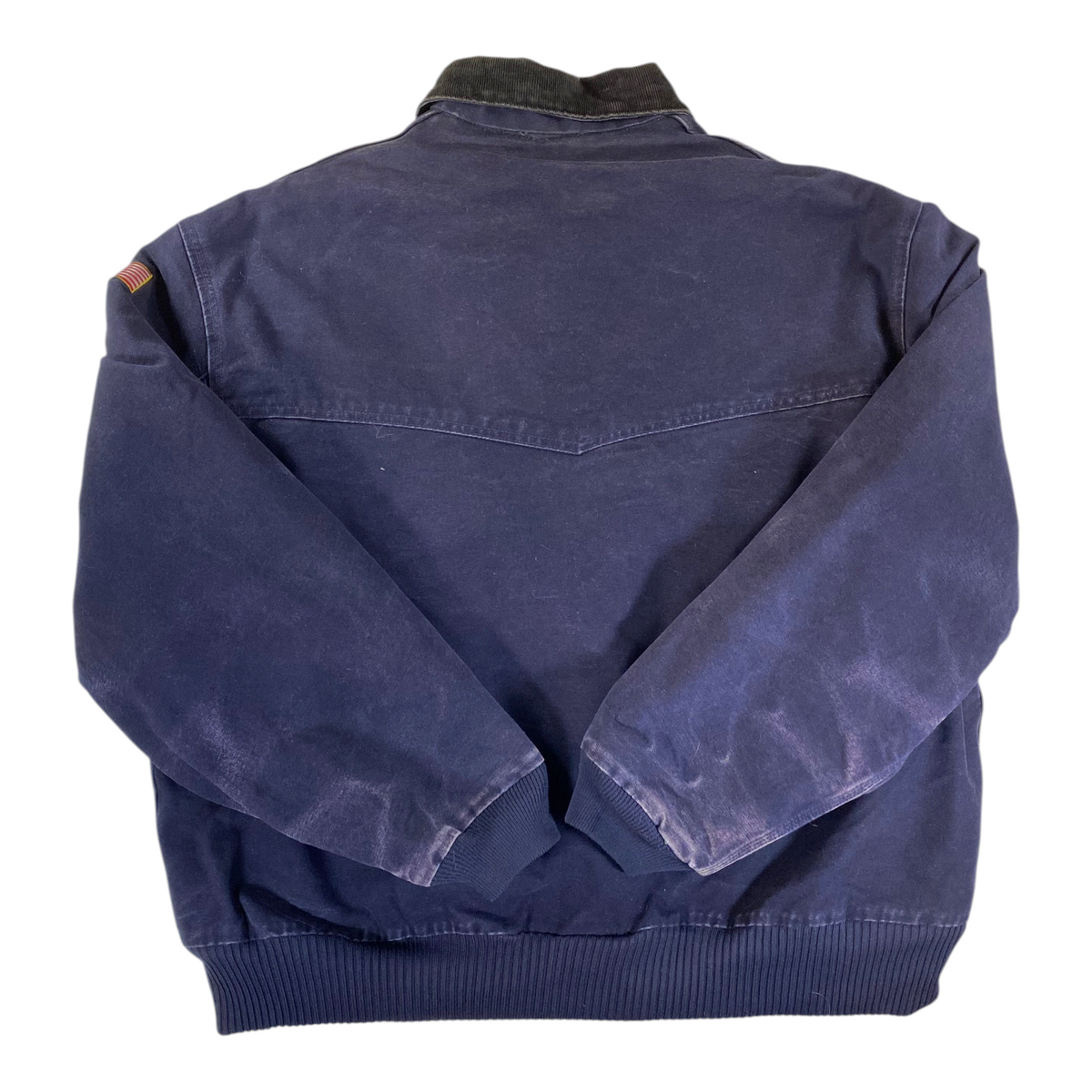 Carhartt J14 MDT Midnight Navy Corduroy Collar Santa Fe Bomber Jacket