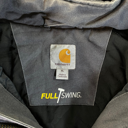 Carhartt Full Swing Armstrong Grey Insulated Hooded Jacket