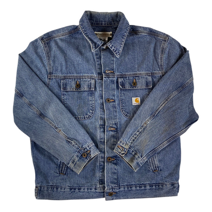 Carhartt J188 LVN Light Vintage Wash Denim Trucker Jacket