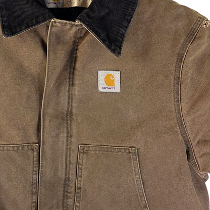 Carhartt J21 CHT Chestnut Brown Quilt Lined Traditional Arctic Jacket