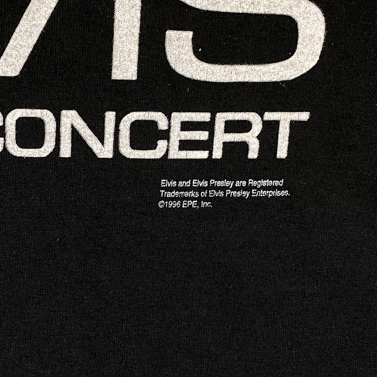 Vintage 1996 Elvis Presley "In Concert / Has Left The Building" Graphic T-Shirt