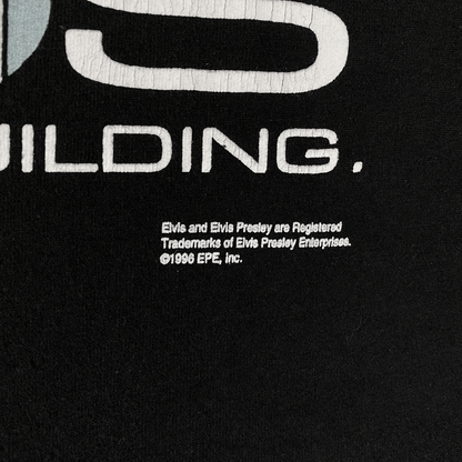 Vintage 1996 Elvis Presley "In Concert / Has Left The Building" Graphic T-Shirt
