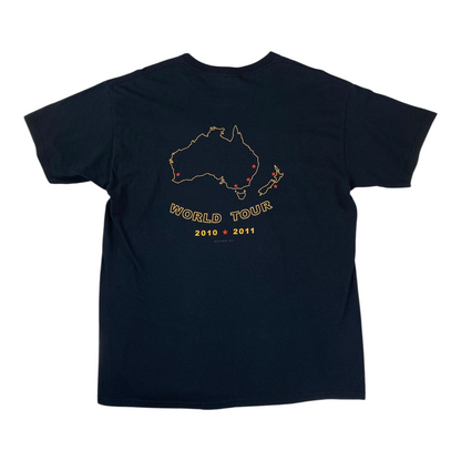 Bon Jovi 2010–2011 "The Circle" Australasia World Tour Band Graphic T-Shirt