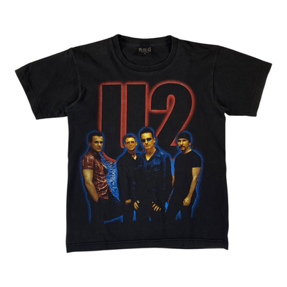 U2 Elevation Tour Black Band Graphic T-Shirt