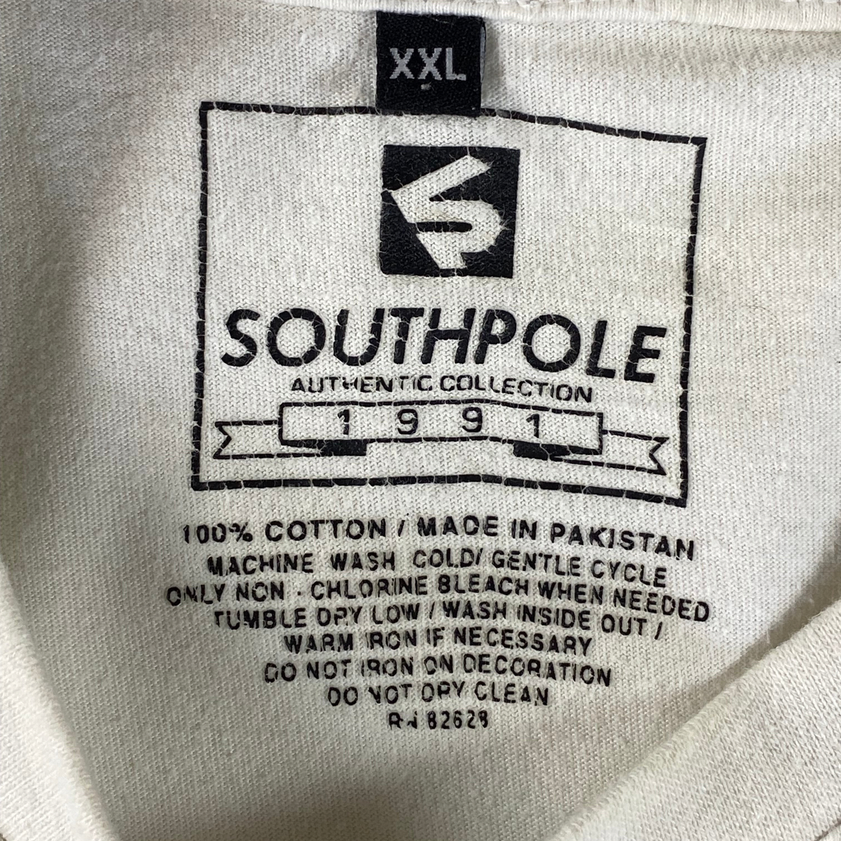 Southpole Y2K Embroidered Crest All Over Print Baggy Hip-Hop T-Shirt