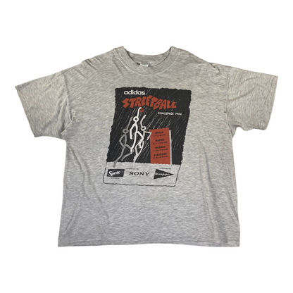 Vintage 1994 Adidas Streetball Challenge Spain Tour Graphic T-Shirt
