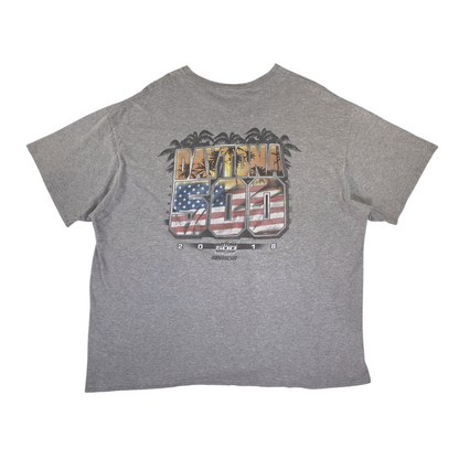 NASCAR Daytona 500 60th Annual 2018 American Flag Graphic Racing T-Shirt
