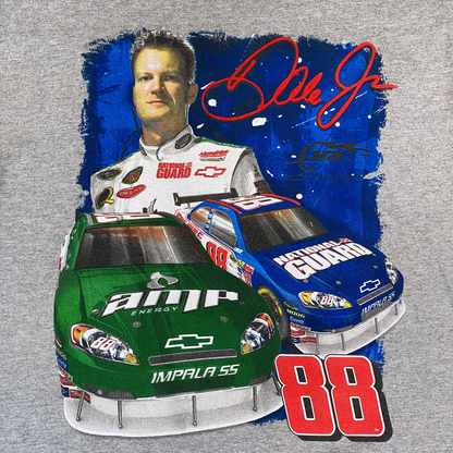 NASCAR Dale Earnhardt Jr. #88 AMP Energy / National Guard 2008 Double-Sided Racing T-Shirt
