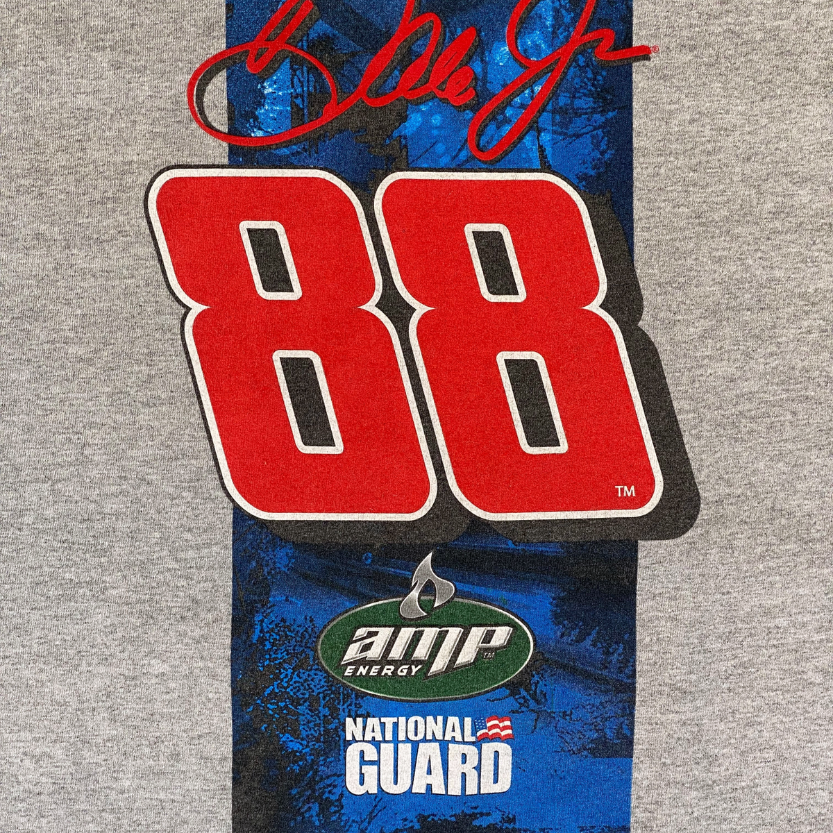 NASCAR Dale Earnhardt Jr. #88 AMP Energy / National Guard 2008 Double-Sided Racing T-Shirt