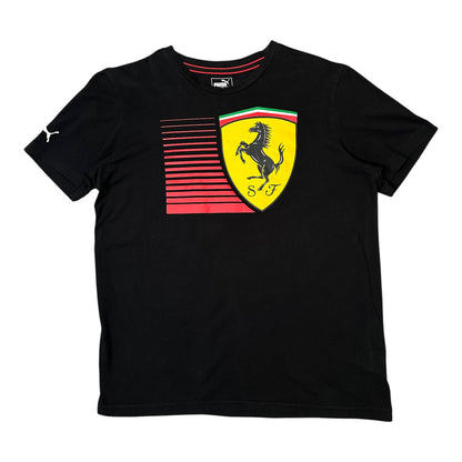 PUMA Ferrari Race Big Shield Black T-shirt