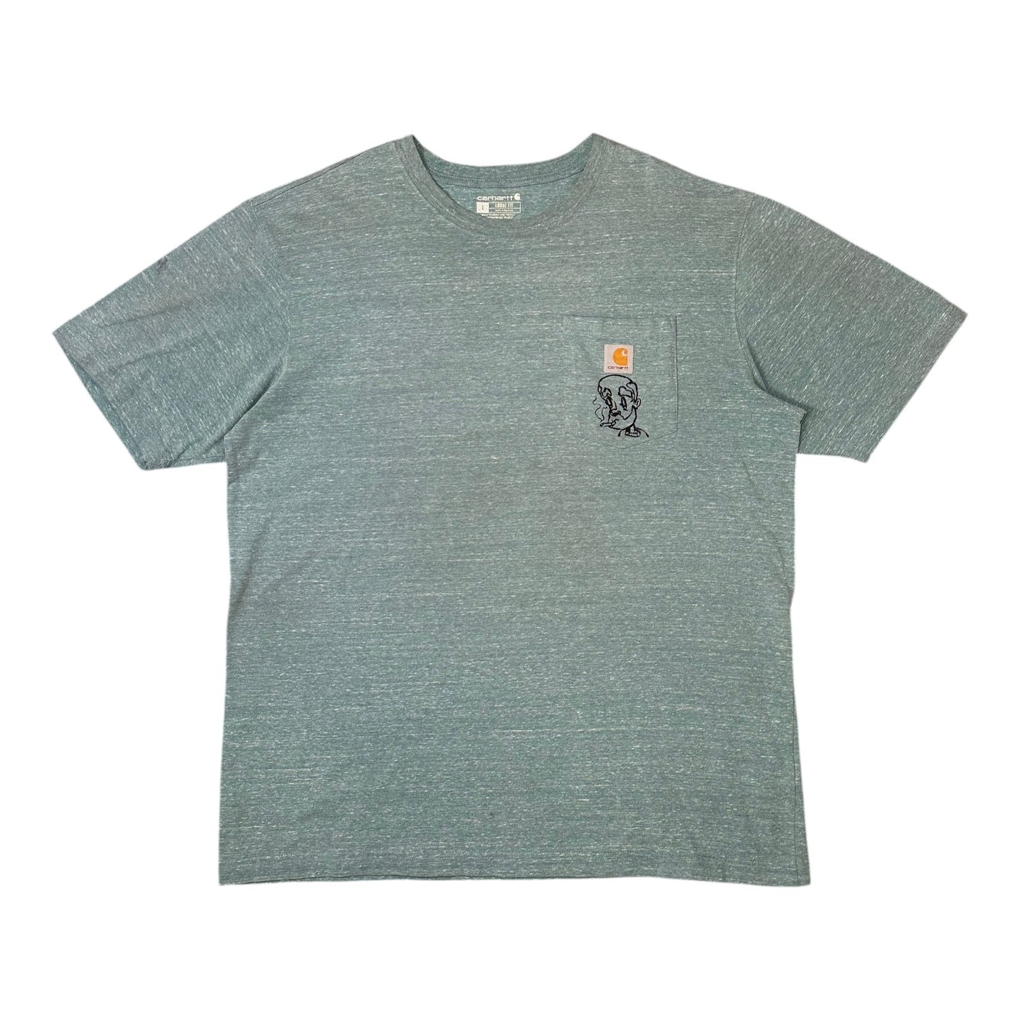 Carhartt Smoker tagged Loose Fit Jade Heather T-shirt