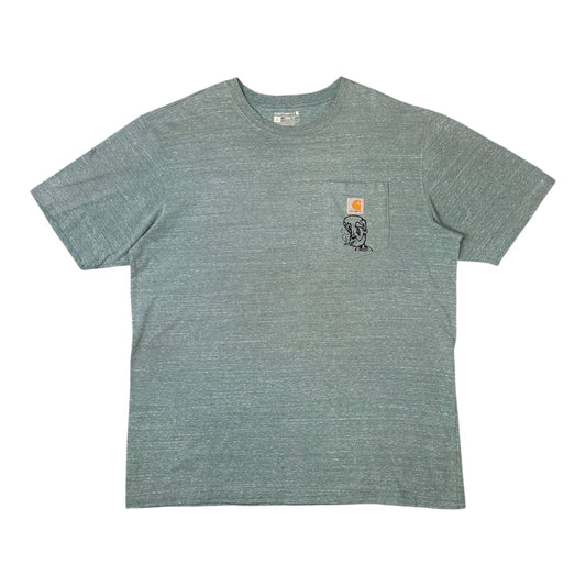 Carhartt Smoker tagged Loose Fit Jade Heather T-shirt
