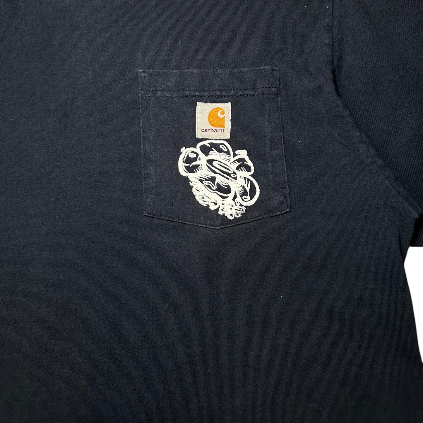 Carhartt Floral tagged Navy Blue T-shirt