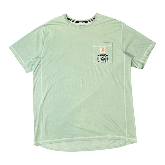 Carhartt Speaker tagged Force Light Green T-shirt