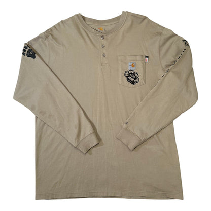 Carhartt Floral tagged Surerus Murphy Beige Long Sleeve T-shirt
