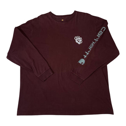 Carhartt Floral tagged Maroon Long Sleeve T-shirt