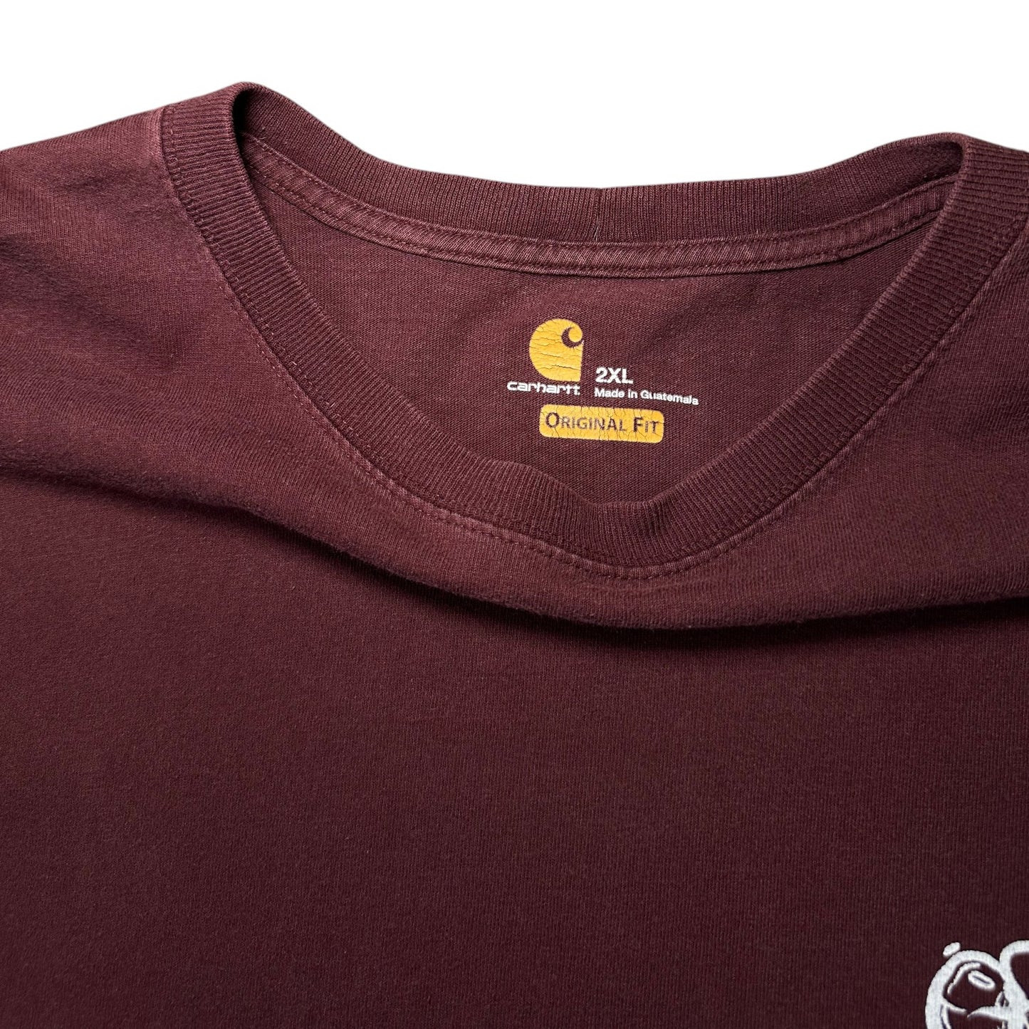 Carhartt Floral tagged Maroon Long Sleeve T-shirt