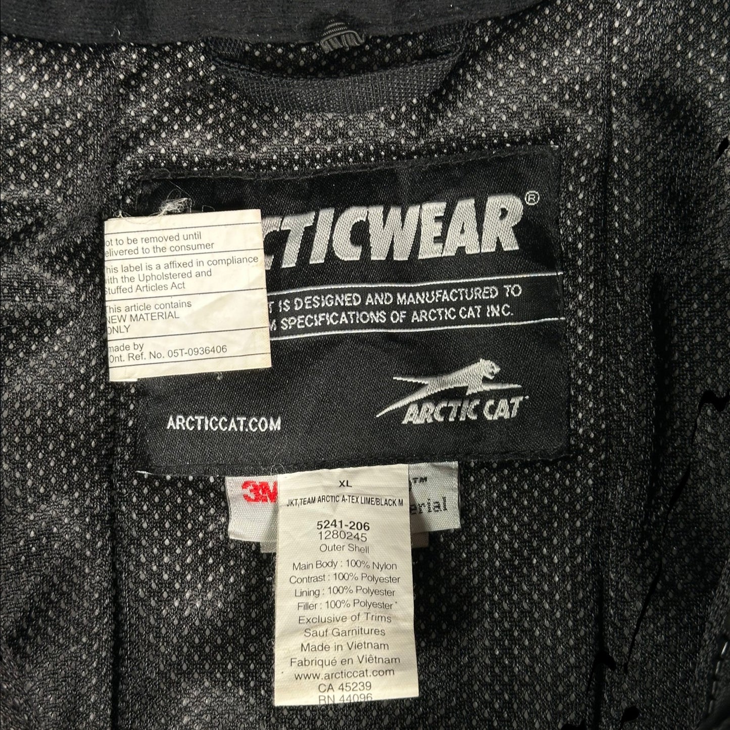 Arctic Cat Team Arctic TriBalance Snowmobile Racing Jacket
