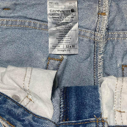 Carhartt B18 STW Straight Fit Denim Jeans
