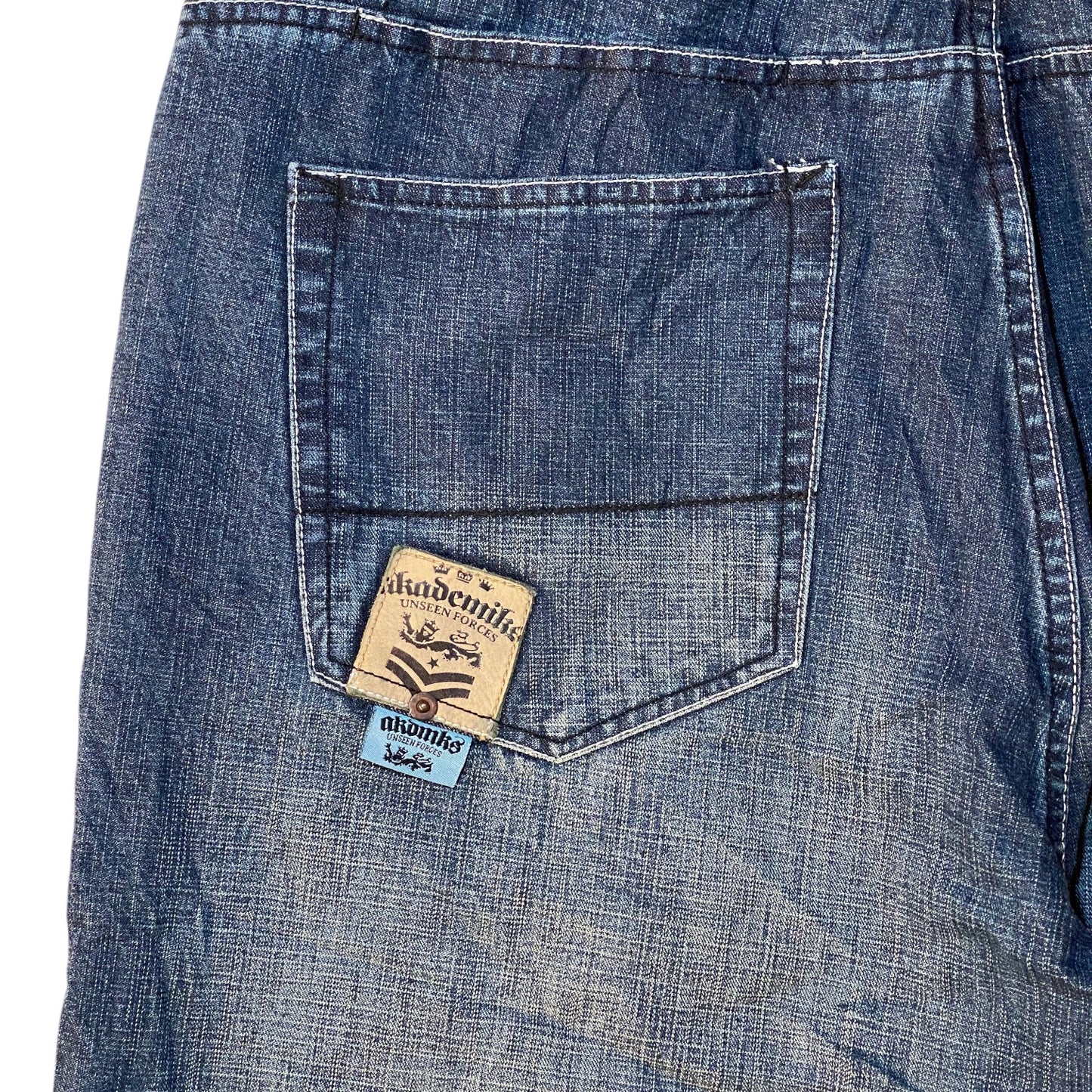 Akademiks "Trans Atlantic Taskforce" Baggy Y2K Denim Jeans