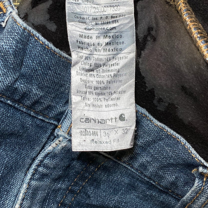 Carhartt Fleece-Lined Relaxed Fit Denim Jeans