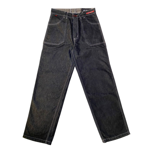 FUBU Reversible Contrast Stitch Baggy Y2K Jeans