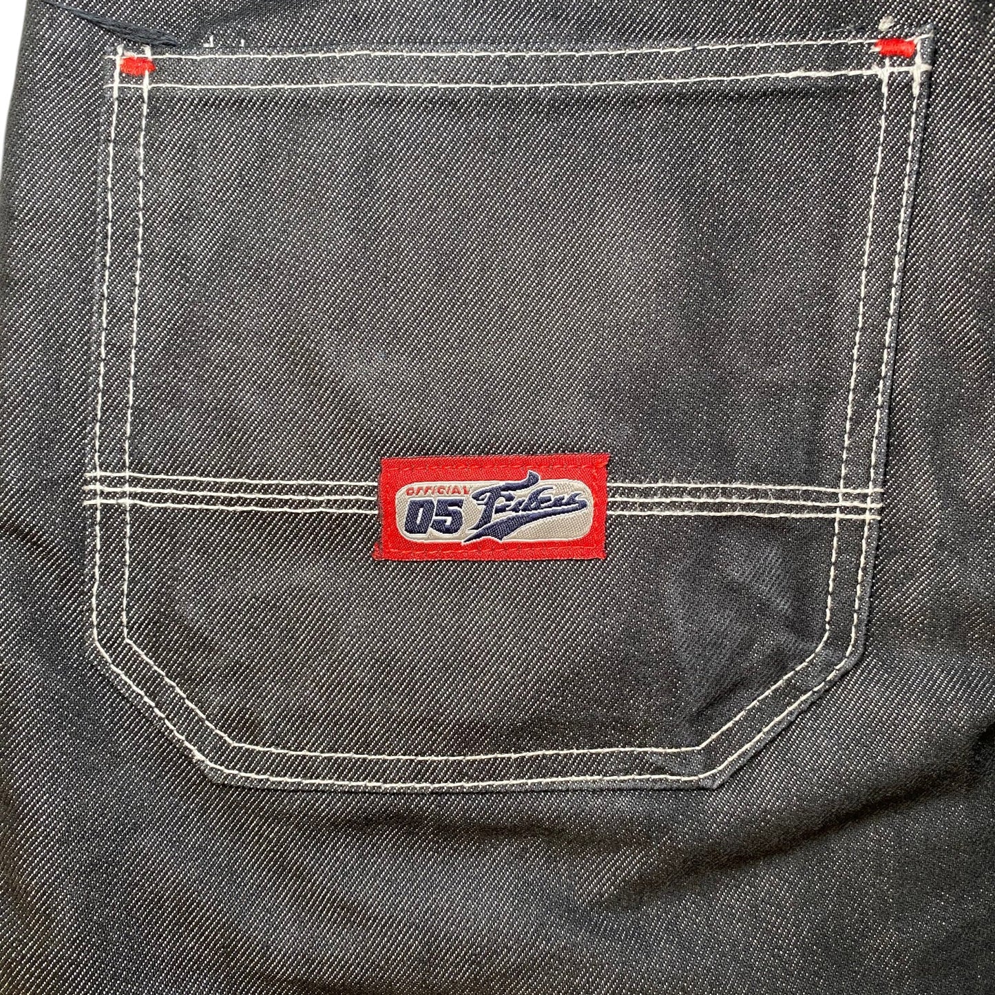 FUBU Reversible Contrast Stitch Baggy Y2K Jeans