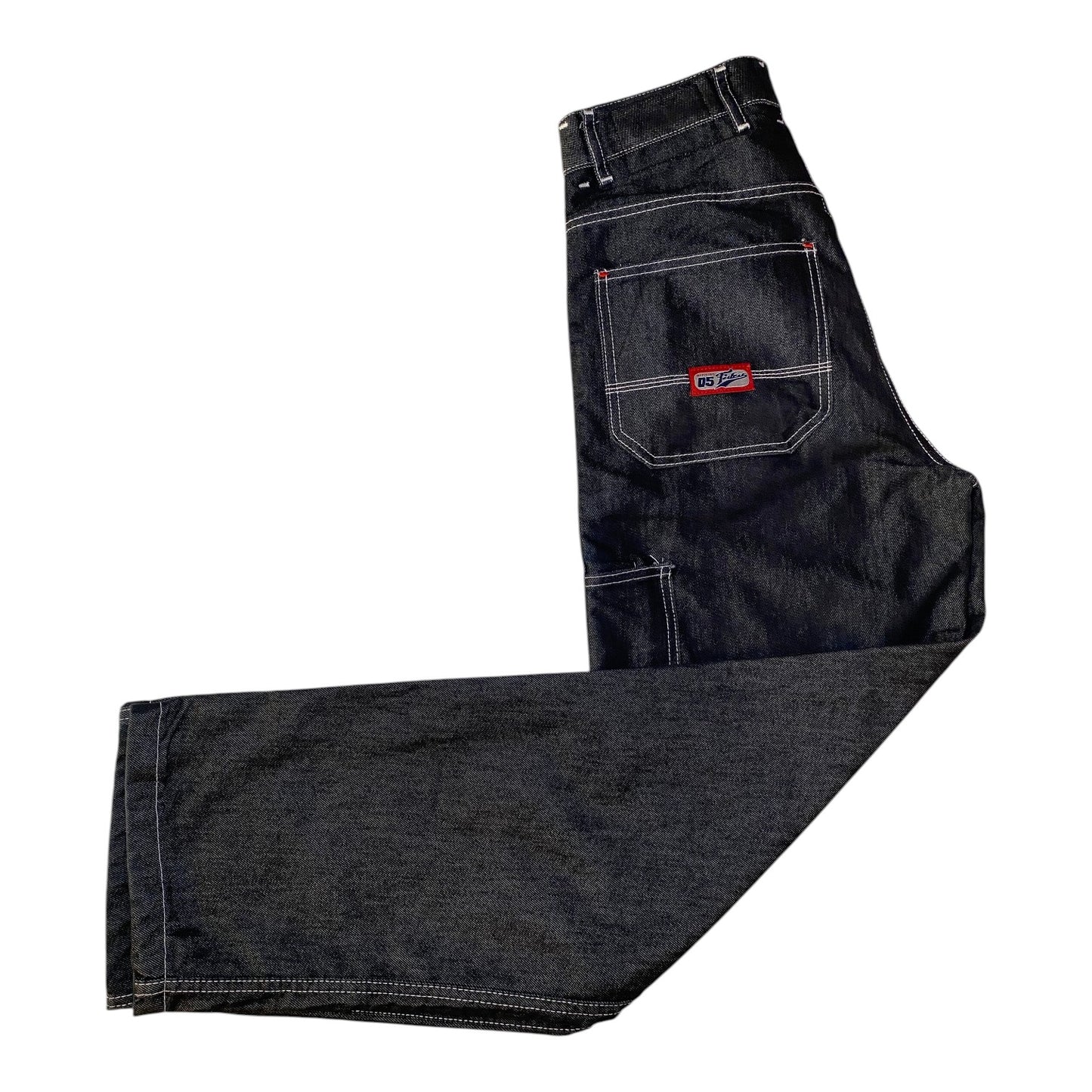 FUBU Reversible Contrast Stitch Baggy Y2K Jeans