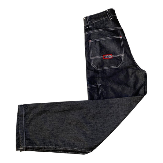 FUBU Reversible Contrast Stitch Baggy Y2K Jeans