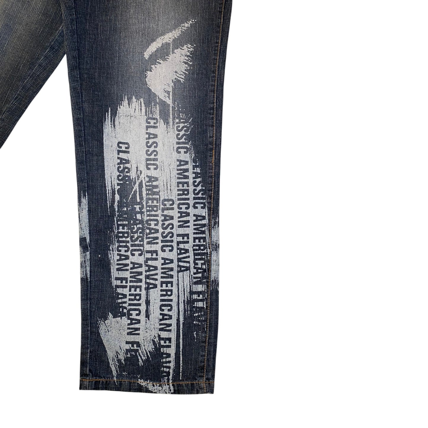 Phat Farm Classic American Flava Baggy Y2K Jeans