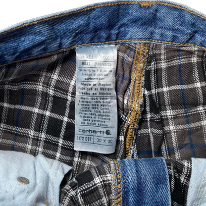 Carhartt Flannel-Lined Relaxed Fit Denim Jeans