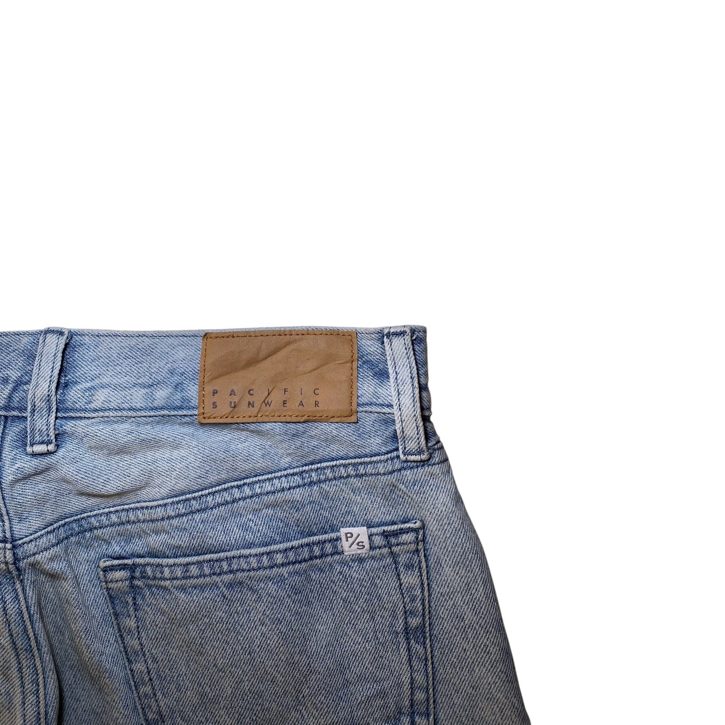 PacSun Raw Edge Grid Panel Baggy Jeans