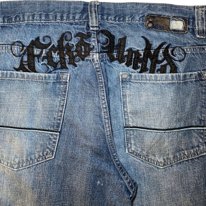 Ecko Unltd. Raw Uncut Embroidered Baggy Y2K Jeans