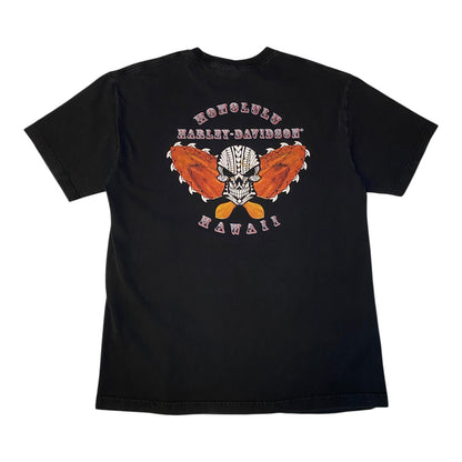 Harley-Davidson Honolulu, Hawaii Polynesian Skull T-Shirt