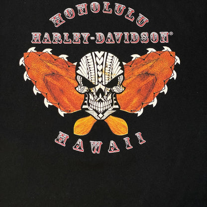 Harley-Davidson Honolulu, Hawaii Polynesian Skull T-Shirt