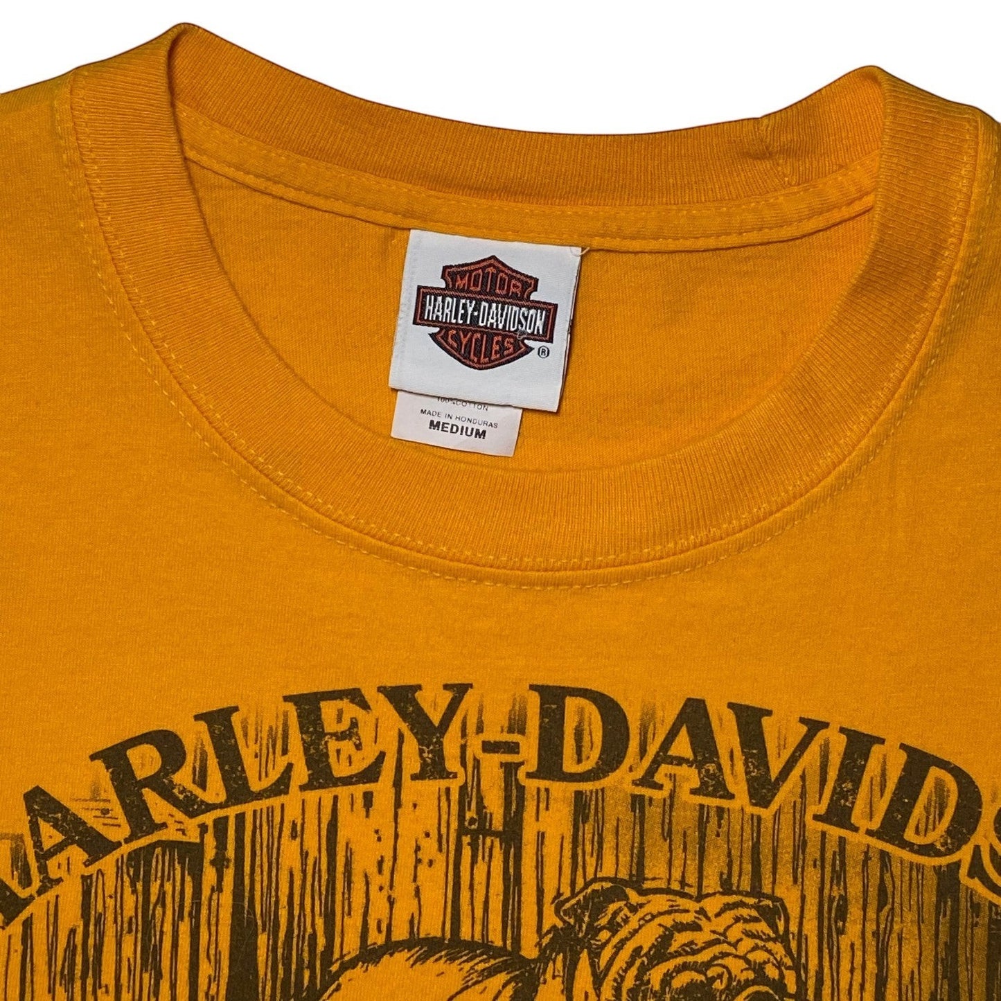 Harley-Davidson Western Reserve Bulldog Yellow T-Shirt