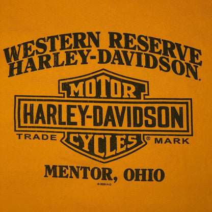 Harley-Davidson Western Reserve Bulldog Yellow T-Shirt