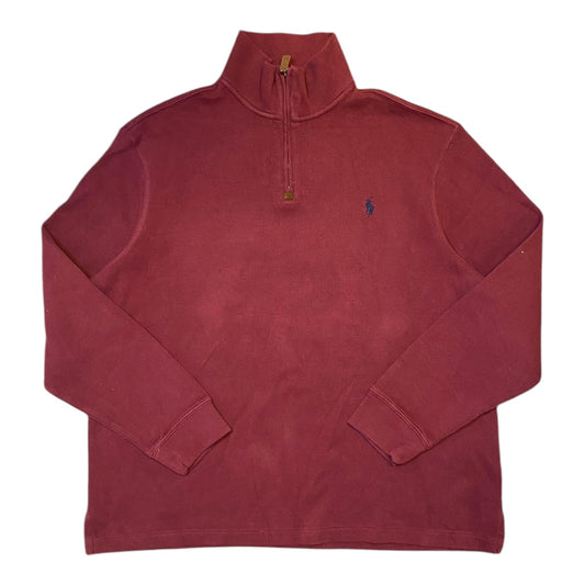 Polo Ralph Lauren Quarter Zip Maroon Sweater