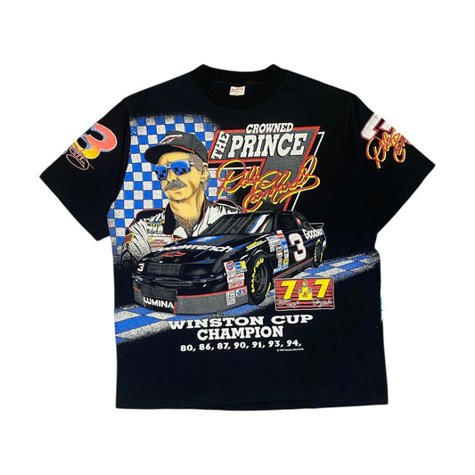 1995 Dale Earnhardt Crowned Prince X Richard Petty The King Winston Cup Champion T-Shirt