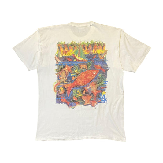 Cream Tea London Deep Sea Harvest White T-Shirt
