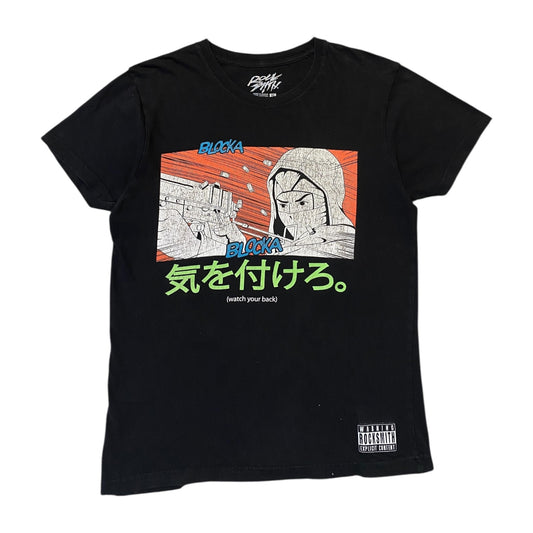 Rock Smith Watch Your Back Graphic Black T-Shirt