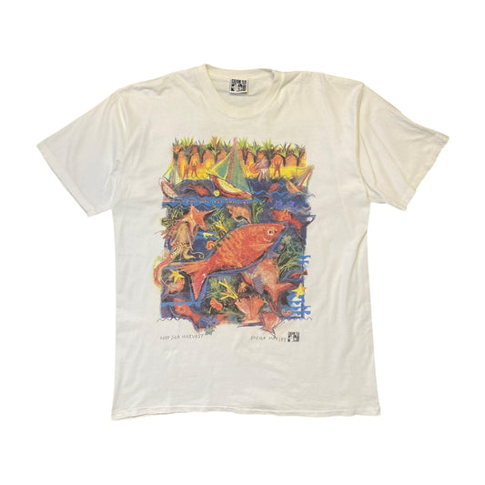 Cream Tea London Deep Sea Harvest White T-Shirt