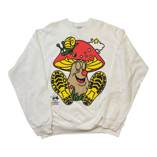 Online Ceramics Mushroom House White Sweater
