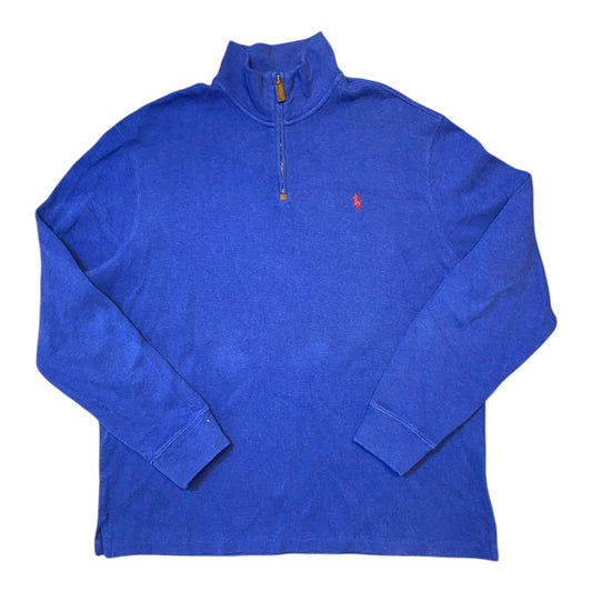 Polo Ralph Lauren Quarter Zip Blue Sweater