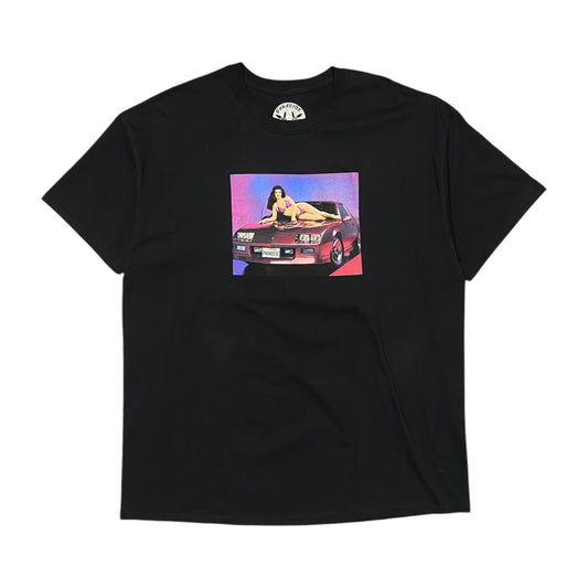 Paradise Retro Graphic Black T-Shirt