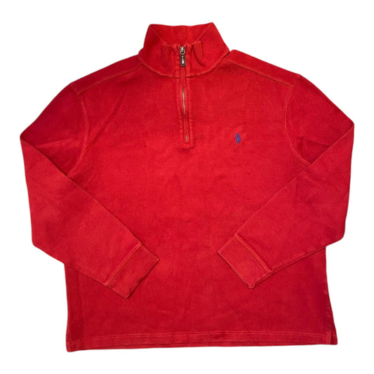 Polo Ralph Lauren Quarter Zip Red Sweater